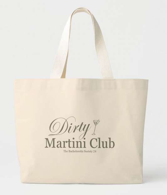 Dirty Martini Club Tote Bag