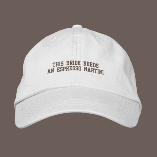 Espresso Martini Bride Hat