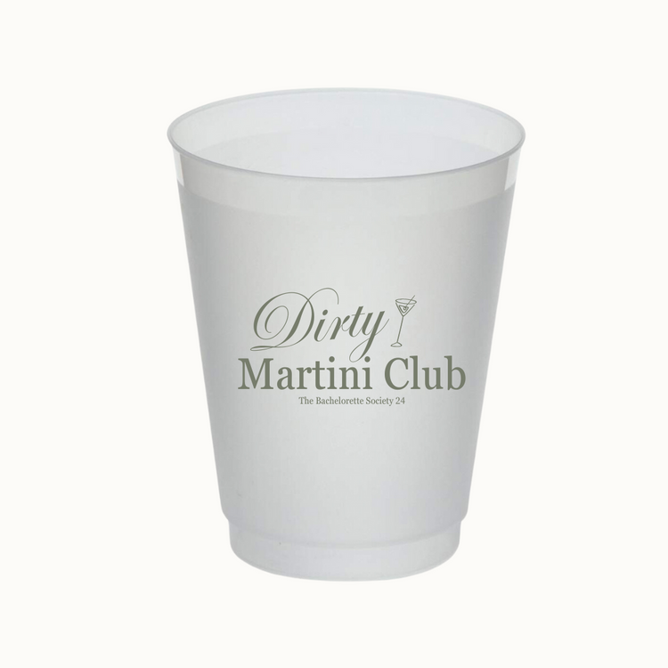 Dirty Martini Club Cups